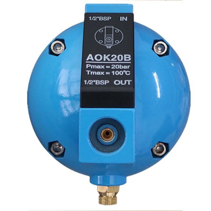 ABZV-AOK20B Automatic Drain Filter Air Compressor Automatic Drain Valve Ball Valve