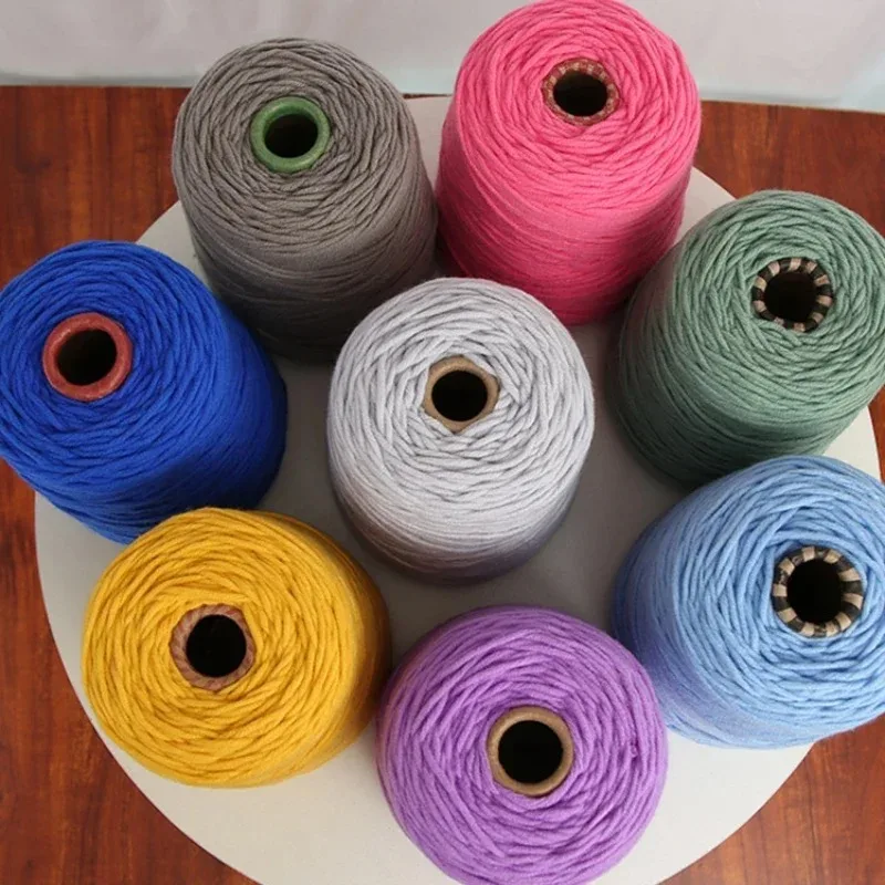 400g Tufting Gun Cylinder yarn 8Strands of Milk Lover Cotton Tufting Gun Special Wool DIY Hand-woven Carpet yarn bulk