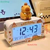Kawaii Capybara Anime Alarm Clock Room Desktop Ornament Student Alarm Clock Charm Birthday Gift With Stickers 6