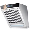 230W Mini Side Suction Range Hood Stainless Steel Panel Hanging Household Ventilator 400mm Kitchen Exhaust Cooker Hoods 220V 4