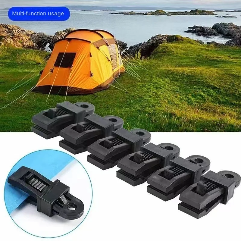 

Outdoor Tent Canopy Windproof Fixed Clip Field Wind Rope Buckle Adds Pull Point Hanging Buckle Plastic Clip Safety Buckle