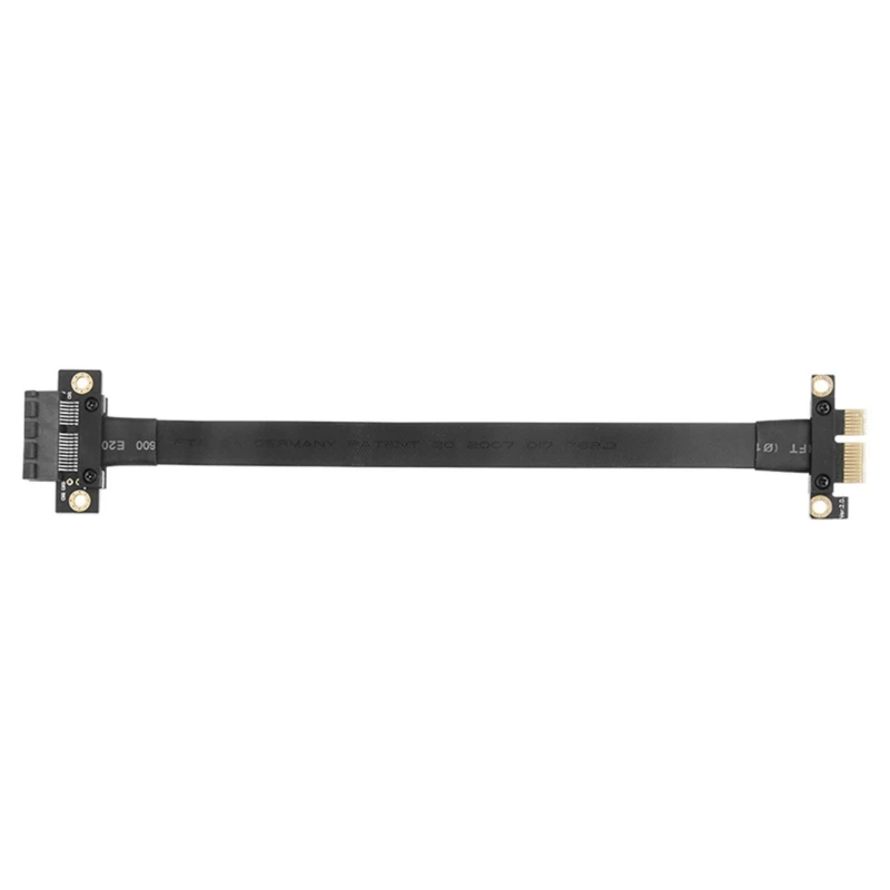 180 ° pcie x1 Riser-Kabel PCIE 3,0x1 bis x1 8 Gbit/s Hochgeschwindigkeits-Verlängerung kabel PCI für Express 1x Riser-Karten band verlängern – Detail 1