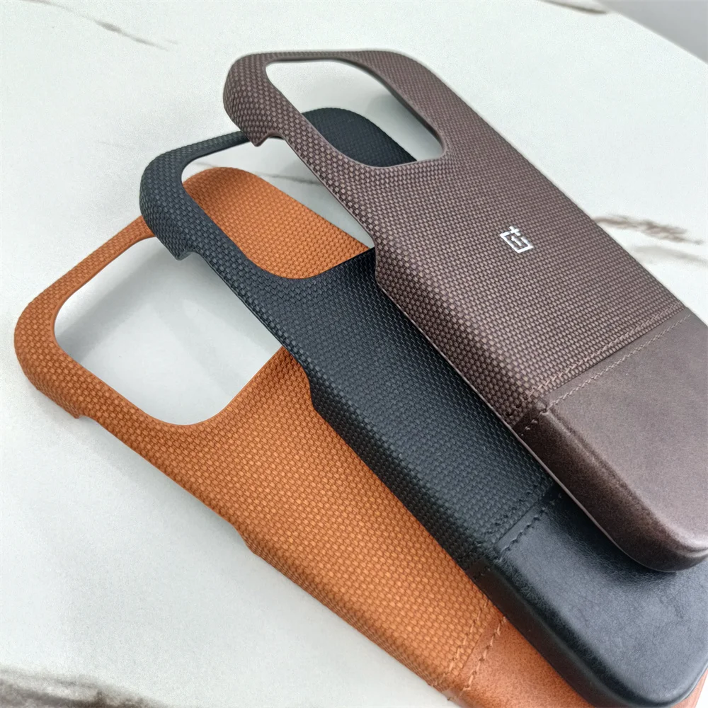 Luxury Matte Cotton Linen Leather Phone Case - Simple Shockproof Protective Cover