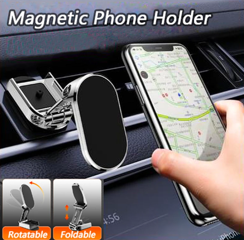 Vervolgen Bijna dood geloof Magnetische Opvouwbare Auto Telefoon Houder Dashboard Gps Stand 360 Rotatie  Verstelbare Beugel Voor Iphone Samsung| | - AliExpress