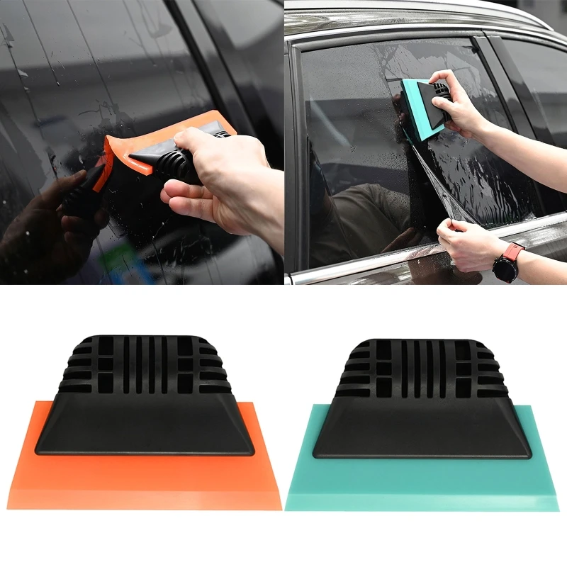 Scraper Soft Silica Rubber Squeegee Tint Tool Glass Water Wiper Car Styling Sticker Accessory Window Film Card Squeegee