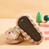 Winter Plush Baby Slippers Cute Cartoon Bear Sock Shoes for Infant Boys Girl Soft Sole Anti-slip Floor Socks Kids Walking Shoes 2