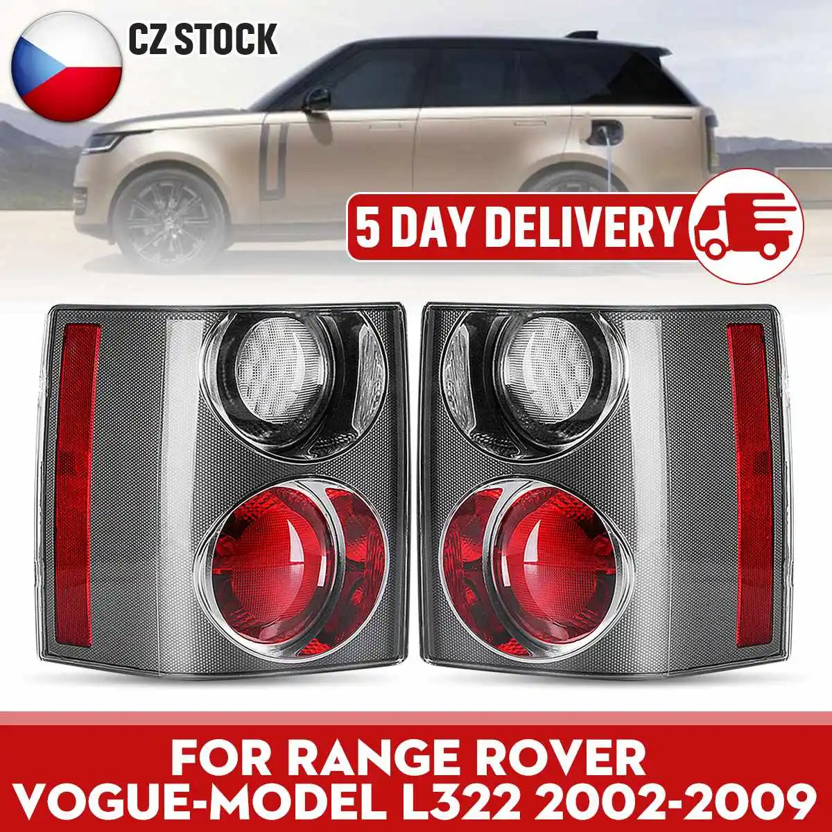 

Car Rear Tail Lights For Land Rover Range Rover For Vogue L322 2002-2009 Stop Brake Lamp Rear Turn Signal Light Car Accessories