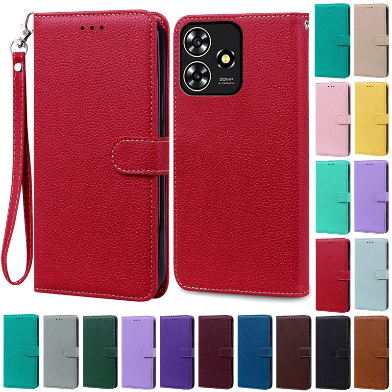 Premium Wallet Flip Leather Phone Case - Sleek Silicone Back Cover and Protective s