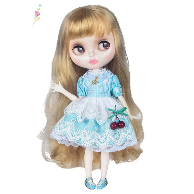 Blyth Doll 1/6 Joint Body 30CM Blyth Toys Natural Shiny Face With Hands and Face DIY Fashion Dolls For Girl Gift 3
