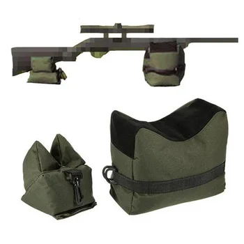 Accessori per la caccia Panca per bersaglio per fucile anteriore e posteriore Borsa per supporto non riempita Accessori per pistola Set di borse per poggia pistola da tiro