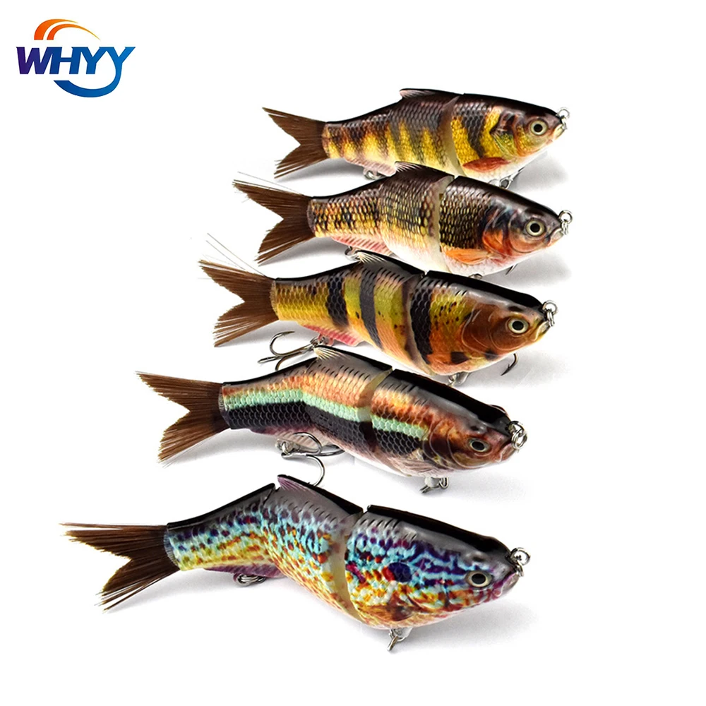 

WHYY New Fishing Lure 30g 13cm Jointed Sinking Wobbler For Pike Swimbait Crankbait Hard Artificial Bait Fishing Tackle