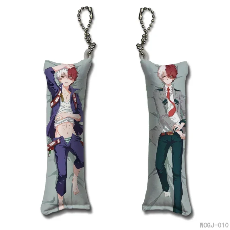 

5 pieces Customize Mini Dakimakura Pillow Keychain Soft Custom Print Pendant Logo Photo Decorate for Bag Cute Gift Dropshipping