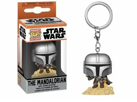 thumbnail image 4 of 18 estilos FUNKO POP Star Wars HAN SOLO OBI-WAN KENOBI Luke Chubacca R2-D2 Robot Darth Vader Stromtrooper Yoda llaveros de juguete, 4 of 5