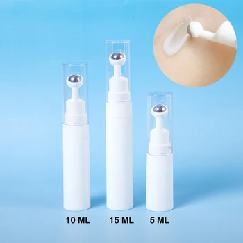 5/10/15ml Empty Refillable Eye Cream Roller Bottle With Steel Ball Serum Lotion Essential Oil Cosmetic Storage Container - Thumbnail 2