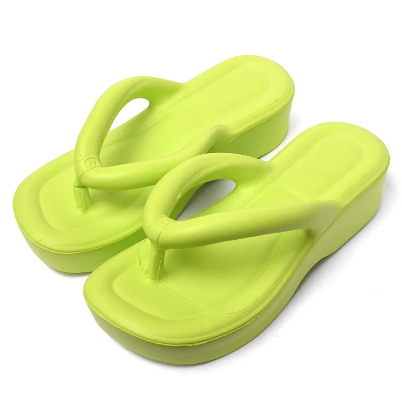 

EVA Character Slippers for Women Flip Flops Slipper Outside In Summer Non Slip and Odor Proof Beach Slipper Platform Shoes New