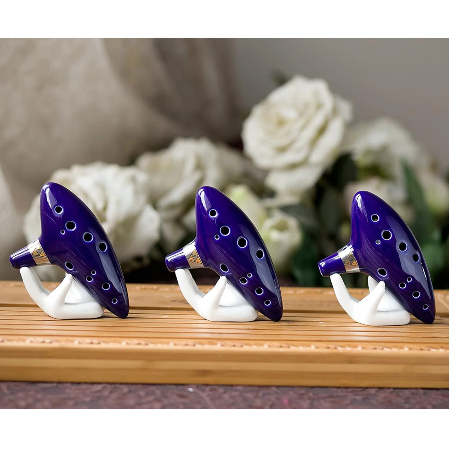 Ocarina Di Zelda 12 Fori In Ceramica - Strumento Musicale Alto C Con Custodia - Foto 8