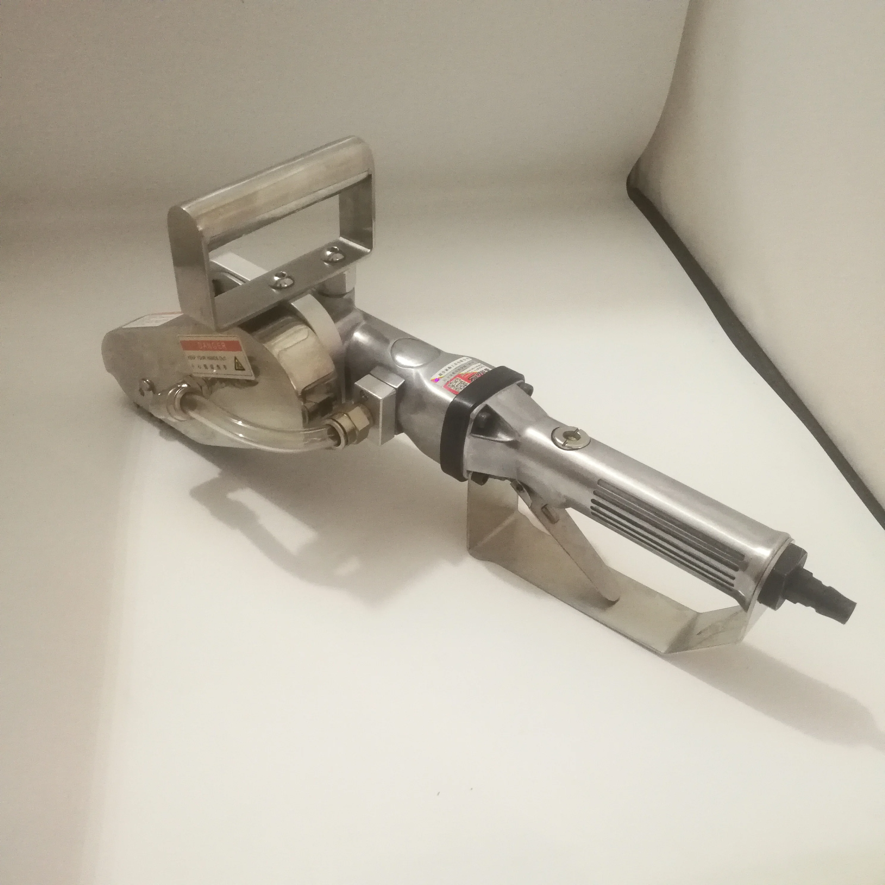 Portable Pneumatic Waste Stripper Carton Paper Stripping Machine Trimming Tool with double tooth detail image 1