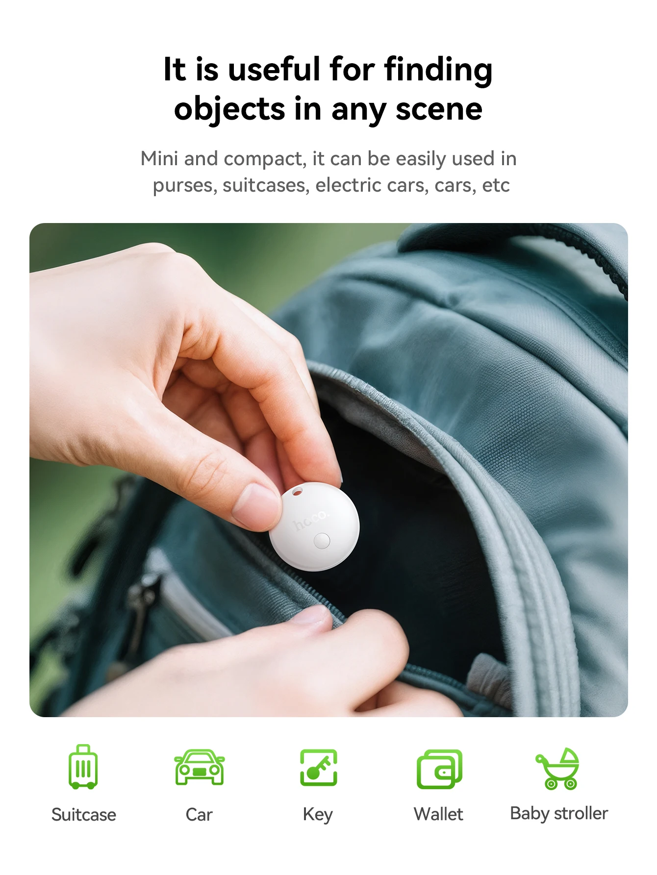 HOCO E93A Smart Tracker for Android (Google Find)