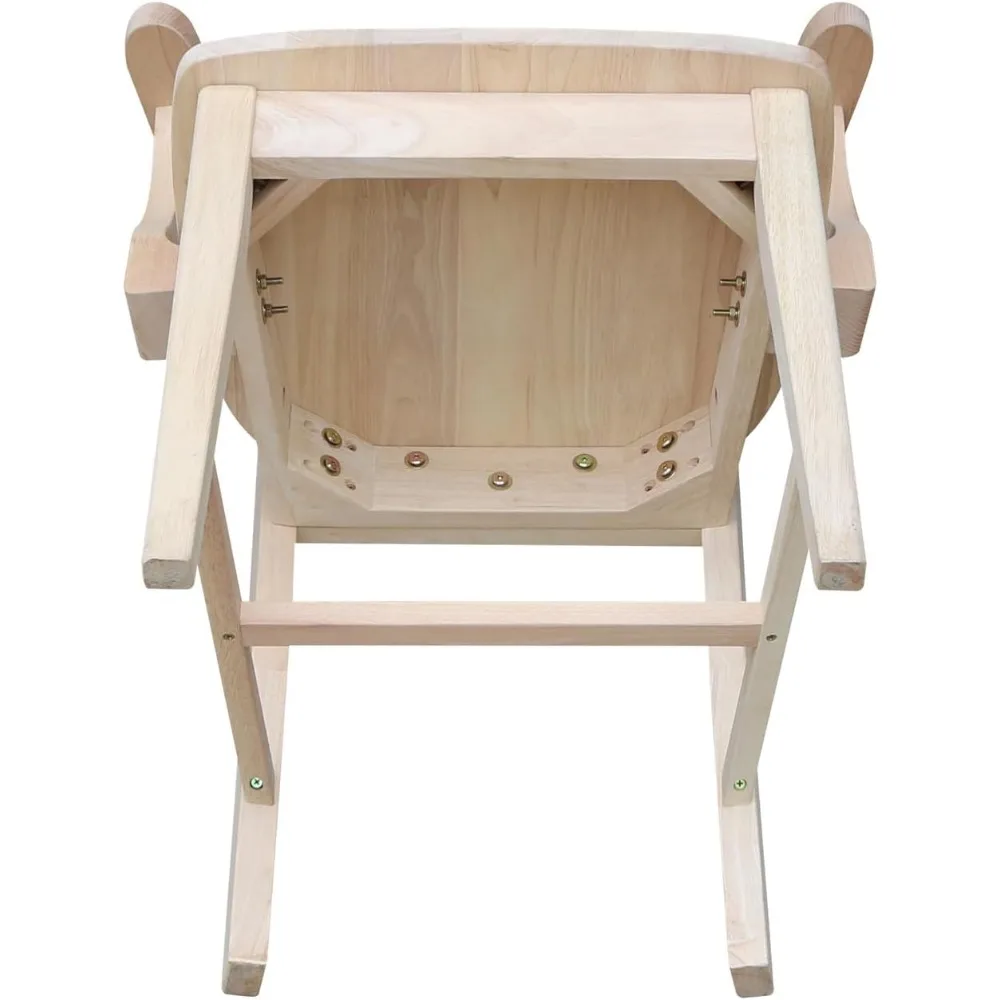 Dining chair with armrests living room dining room