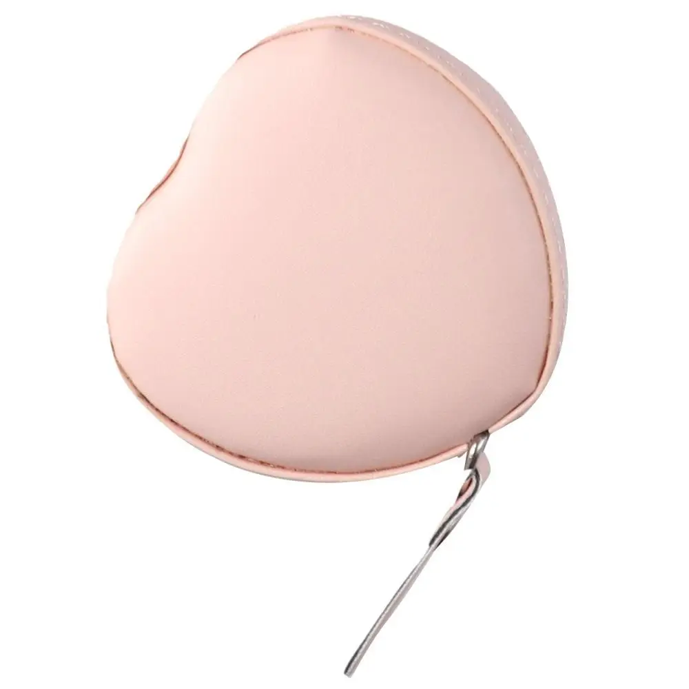 Heart Shape Tape Measure Flexible Ruler Portable Mini Ruler Wear Resistant Soft Leather Measuring Tape Durable Gauging Tools