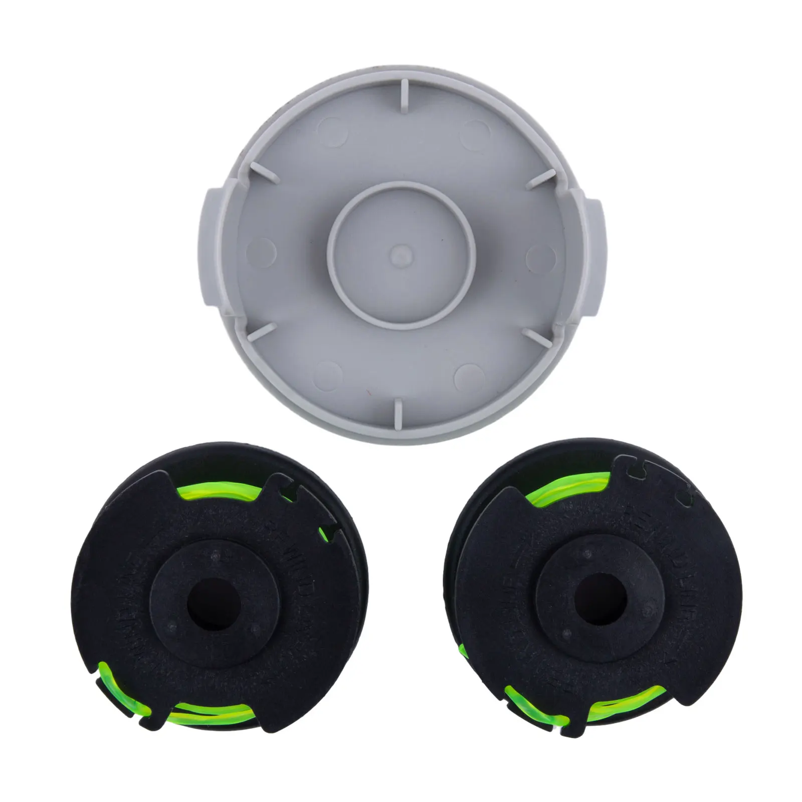 

String Trimmer Parts Trimmer Spool Cap Replacing Spools 3pcs 4m Green Solid Thread : 2mm Thread Length Per Spool : 3