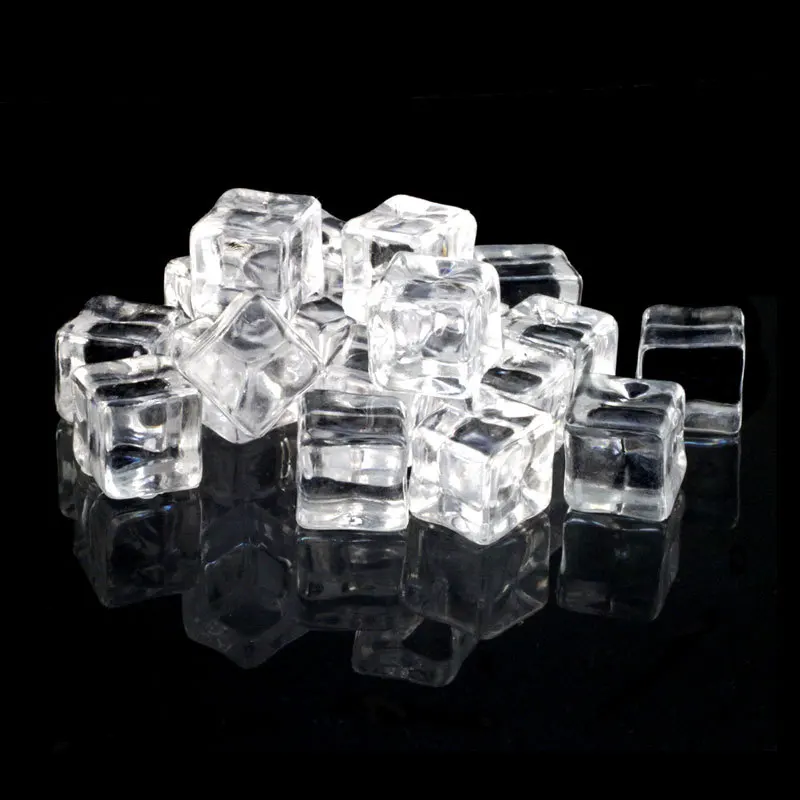 Ice Cube, 10mm, Transparent, Clear