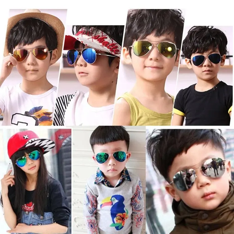 Kids Sunglasses Retro Kids Sunglasses UV400 Brand Designer New Trend Children Sun Glasses Luxury Shades Baby Boys Girls Eyewear