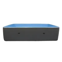 Piscine gonflable rectangulaire extérieure sur mesure de 3x2x1,2 m, avec pompe à air, idéale pour les activités aquatiques en famille en été 3