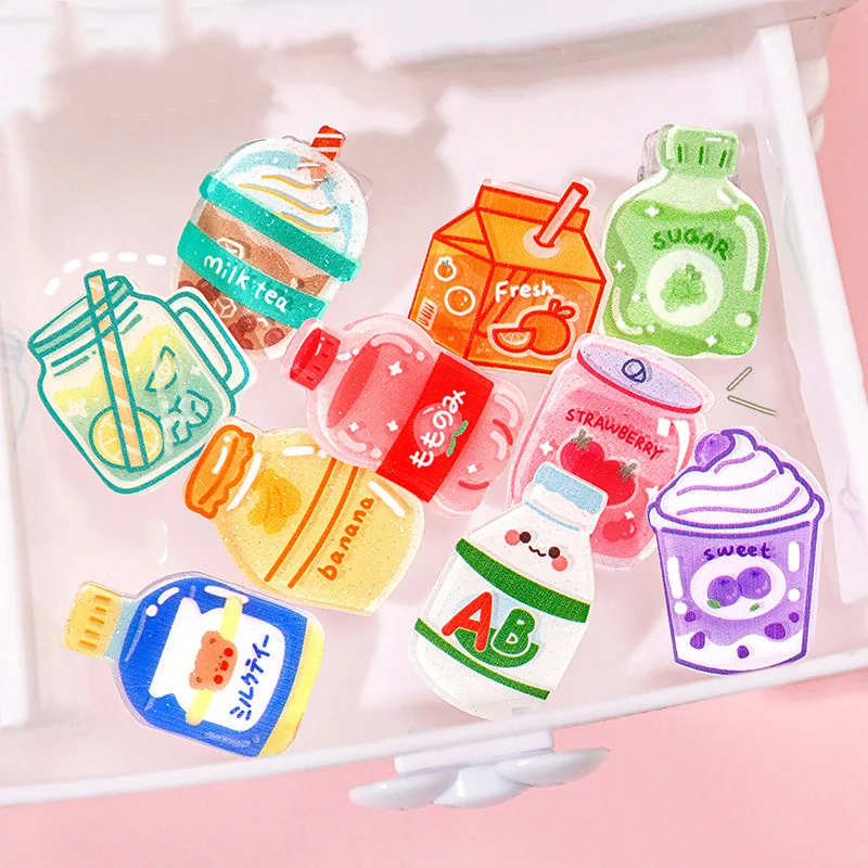 Cartoon Drinks Clip 1 Piece For Office School