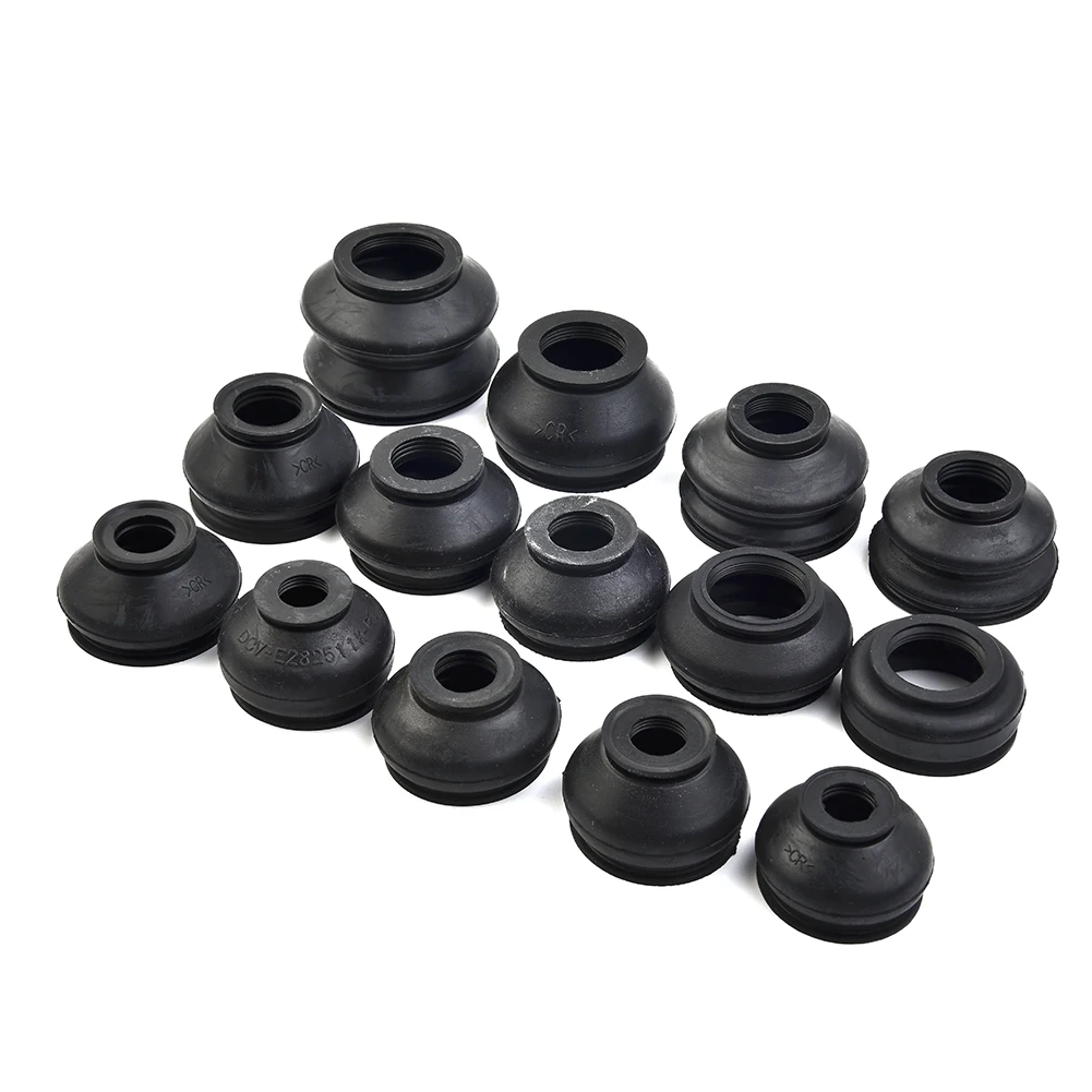 

14pcs Car Universal Multipack Ball Joint Rubber Dust Boot Covers Track Rod End Set Kit Car Ball Joint Rubber Dust Cover