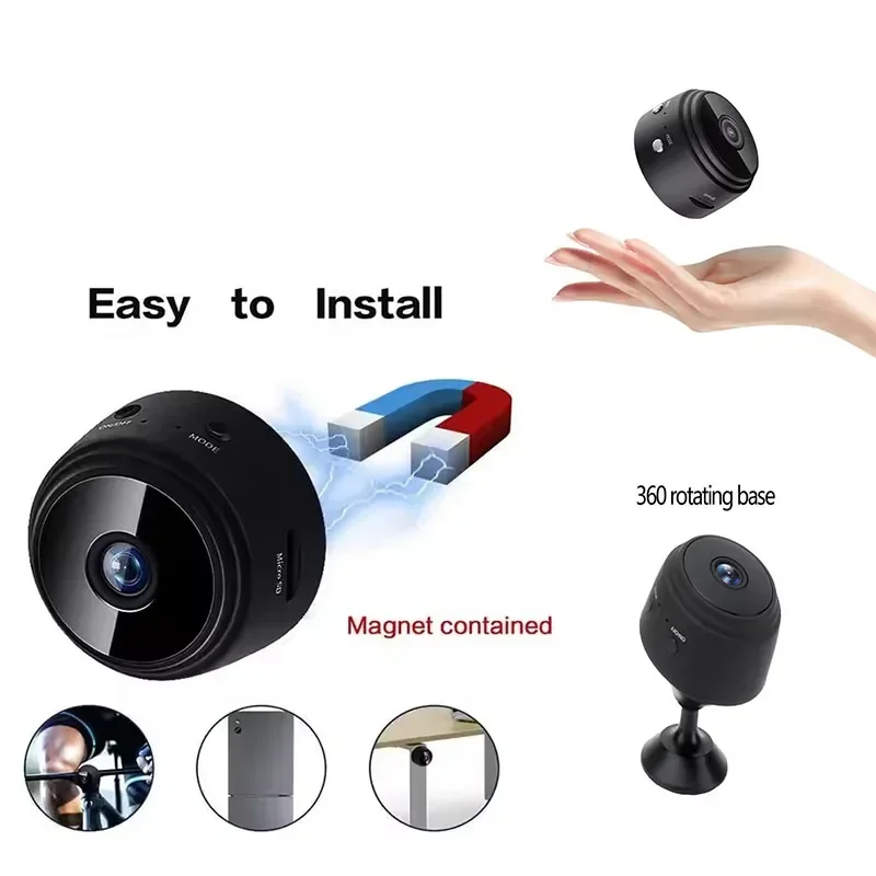 A9 1080P HD Wifi Mini Camera Surveillance Cameras Sensor Camcorder