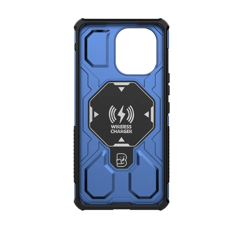Shockproof Rugged Armor Case with Rotatable Metal Magnetic Ring Stand - Anti-Drop Cover