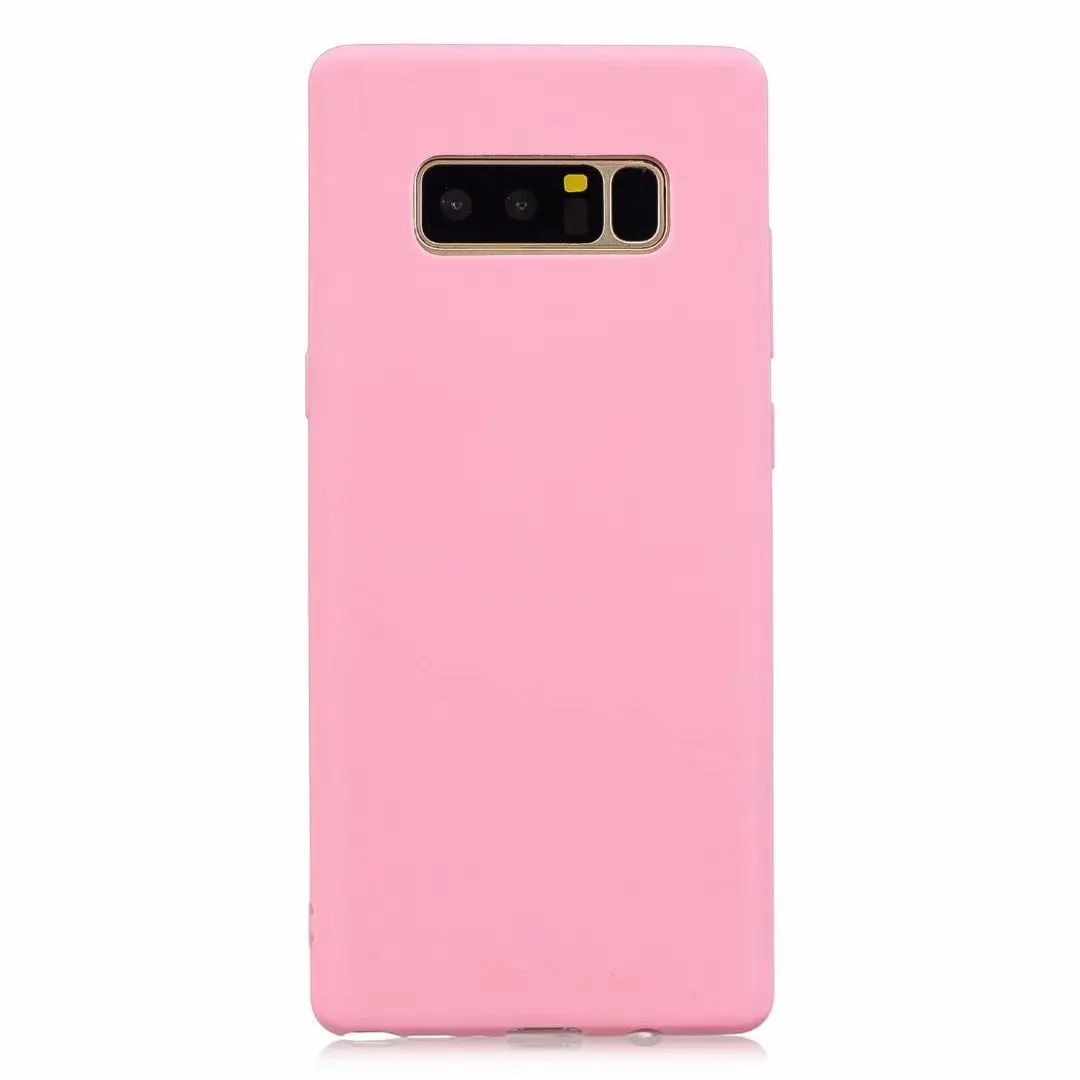 Candy Colorful Matte Silicone Soft Phone Case Cover
