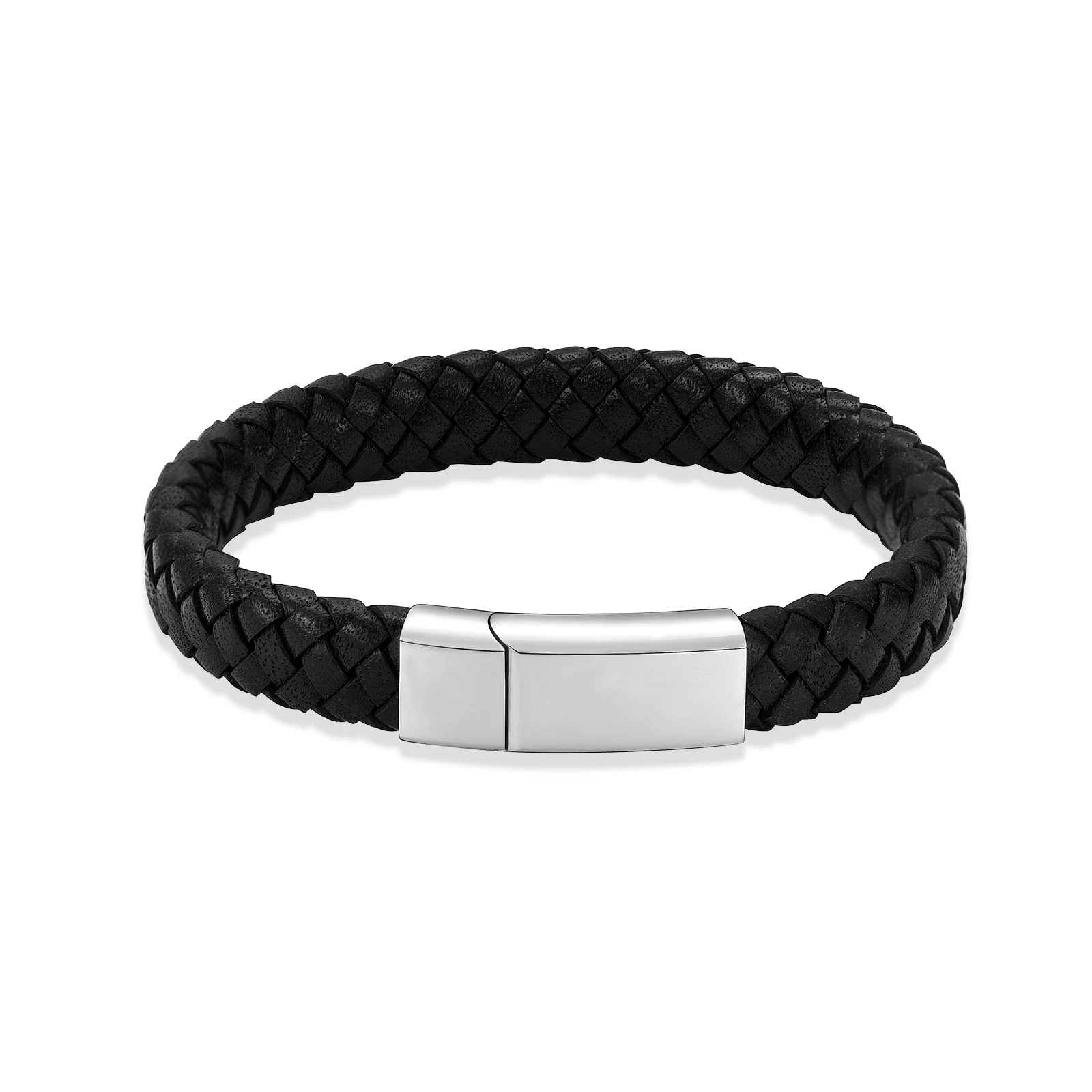 Cremation Urns Bracelet Free Engraving Leather Man Memorial Bangle With Metal Buckle Small Urns For Ashes Keepsake Jewelry 4