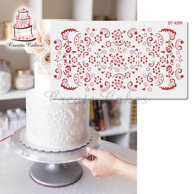 Lace Wedding Cakes Part 3: Lace Cake Stencils - Cake Geek Magazine