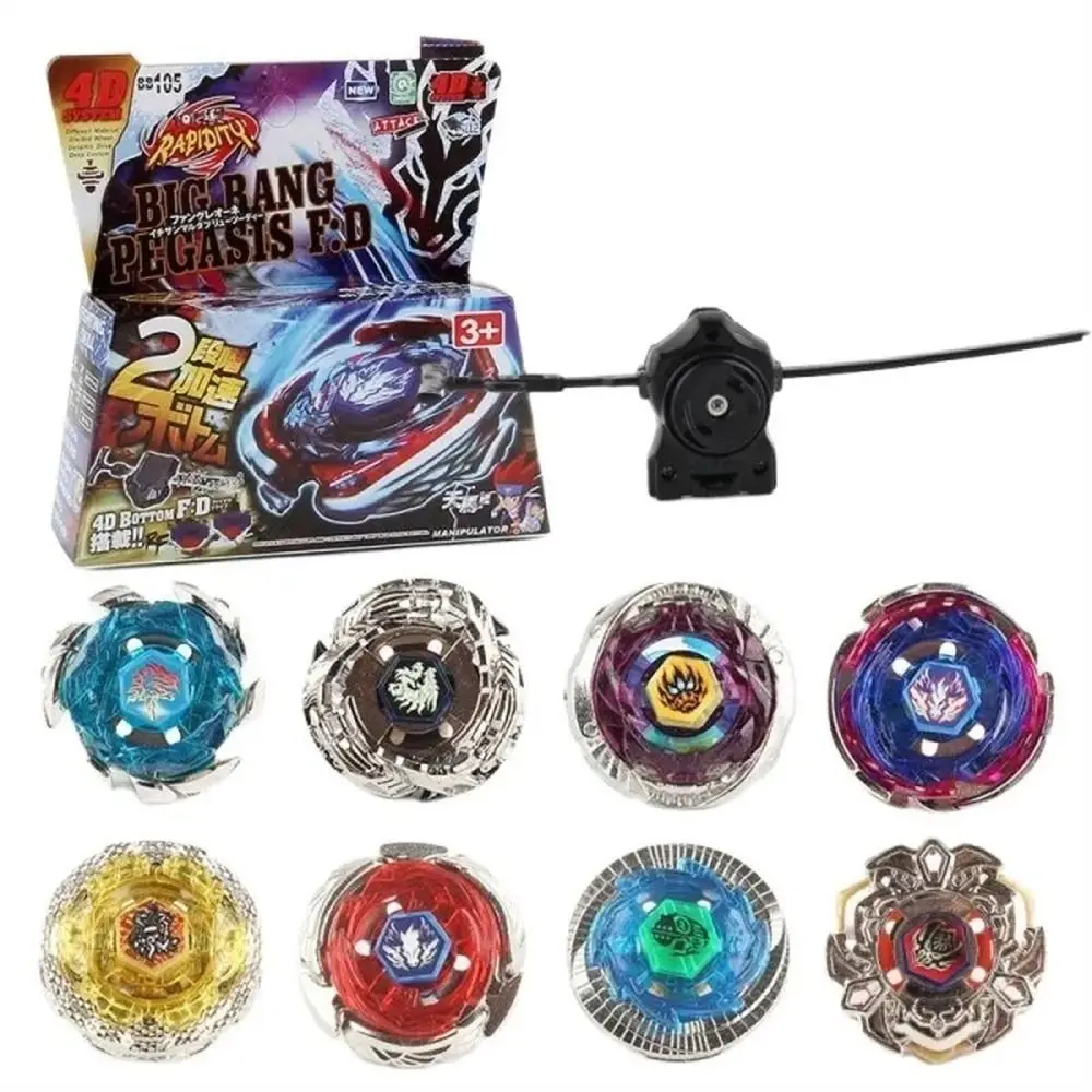 

Children Spinning Top Toy Boy Gift Gyro Accessories Arena Metal Sparks GT Toys with Launcher