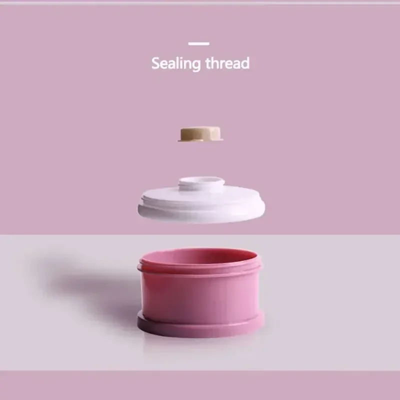 4 Layer Cartoon Portable Newborn Baby Food Container Box Essential Cereal Milk Powder Box Infant Kids Formula Milk Container baby food storage containers portable food storage box