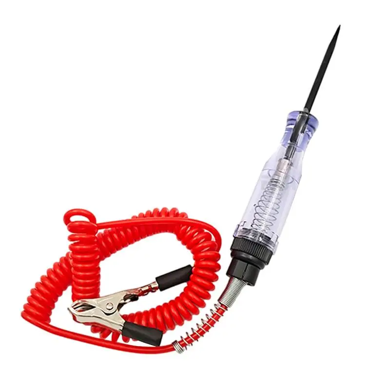 

Car Vehicle Tester Pen Auto Light Lamp Voltage Test Pen Detector 6-24V DC Vehicle Circuit Tester For Cars Trailers Motorcycles