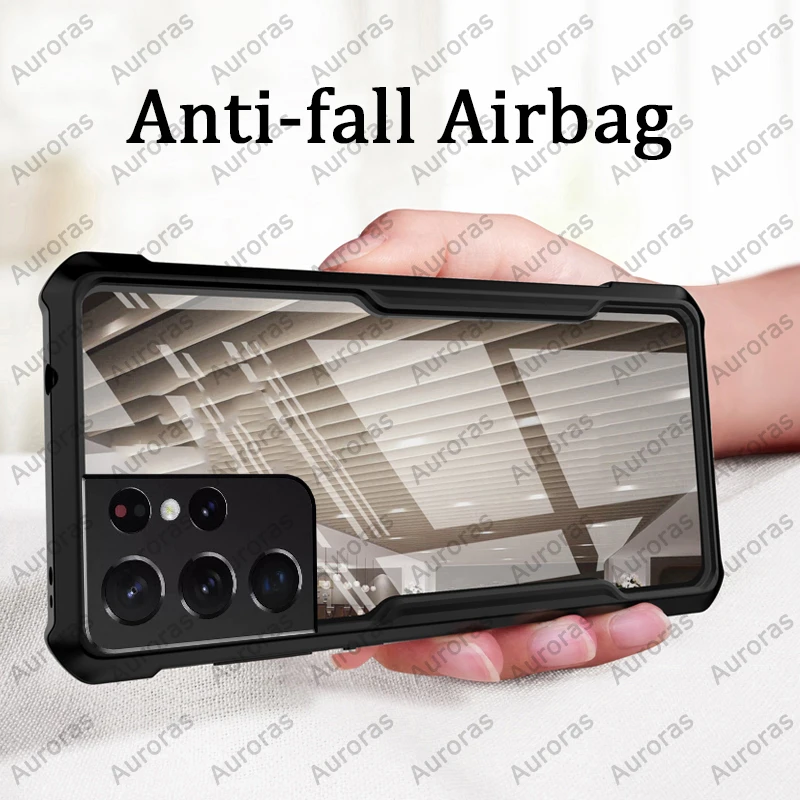 Auroras Per Samsung S22 Ultra Case Airbag Originale Antiurto Originale Trasparente Con Cover Morbida Per Samsung Galaxy S22 Plus