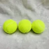 3PCS High Elasticity Tennis Professional Tennis Training Game Ball Outdoor Dogs Bite Chase and Chomp 63mm Tennis Ball Racquet