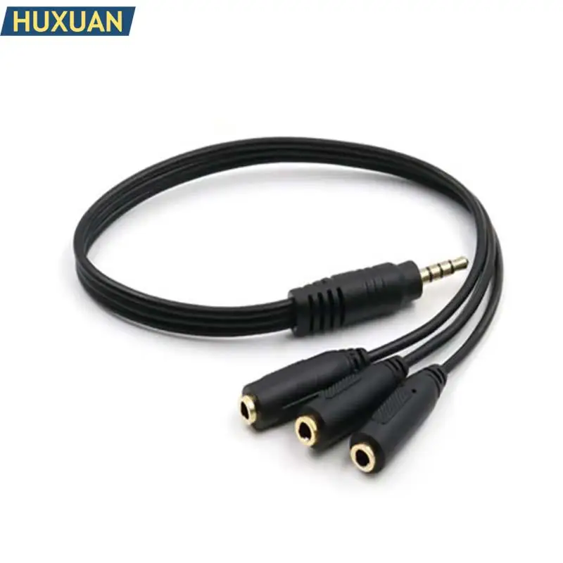 HUXUAN Aux Ƽ  ̾  ø ,   ø ̺, 1 -3 , 3.5mm, 3  Ʈ, 3.5mm