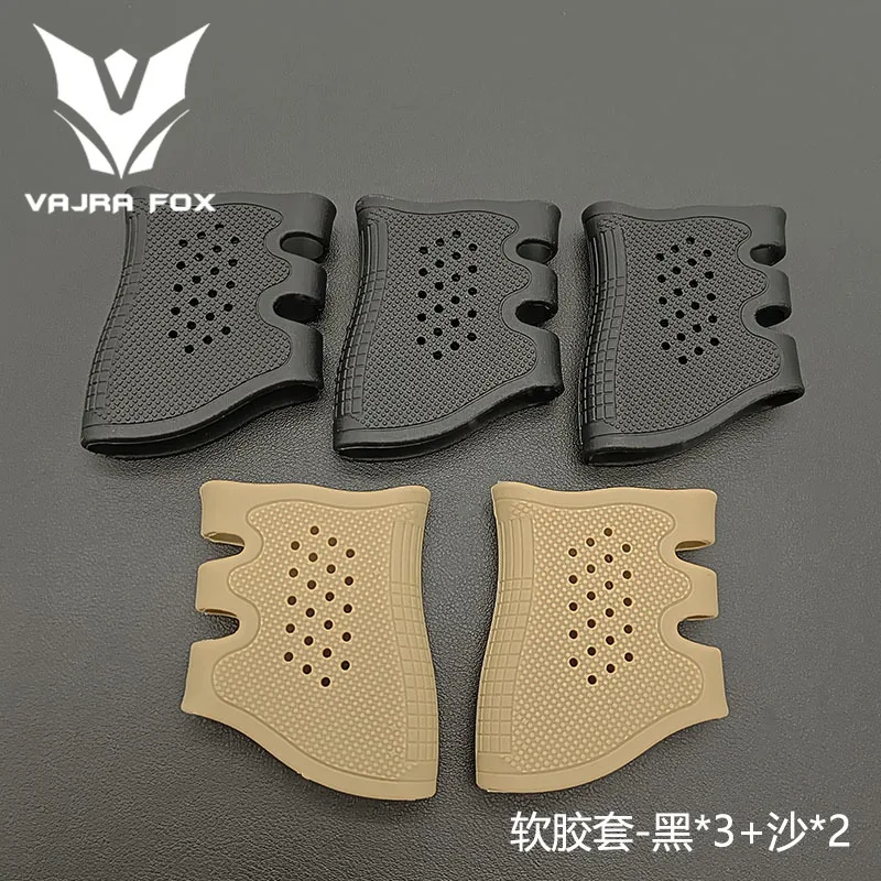 Anti Slip Tactical Handgun Rubber Grip Protect Cover Weapon Gun Universal Rubber Glove Fit Glock Pistol Handle Accessories rubber grip sleeve rubber grips gun accessories