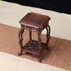 Vintage Wood Plant Stand Oriental Flower Pot Riser Vase Stool Aquarium Table Chinese-Inspired Furniture Holder Classic 1
