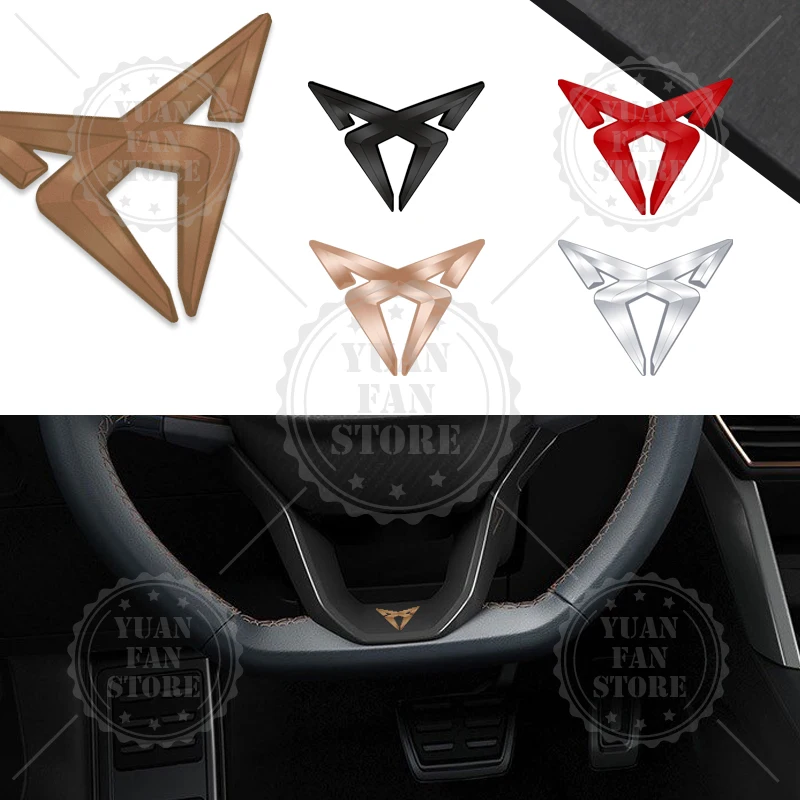 3D Metall Aufkleber Für Seat Leon - Styling Abzeichen In Schwarz Für MK1-MK6 Modelle