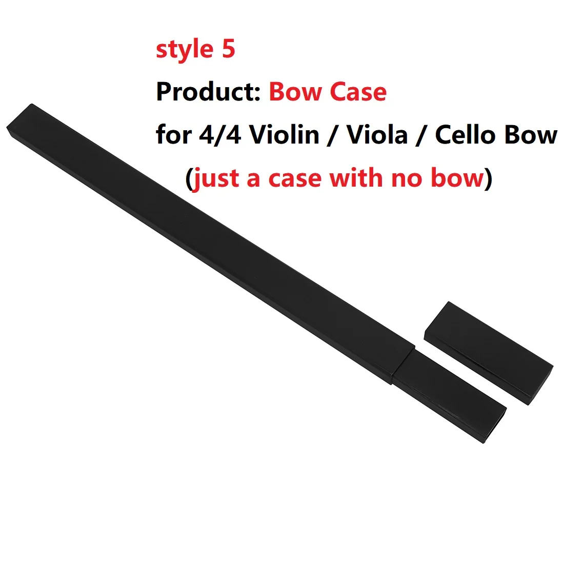 Brazilwood White Horsehair Violin Bow 1/4 4/4 6 Styles with Accessories