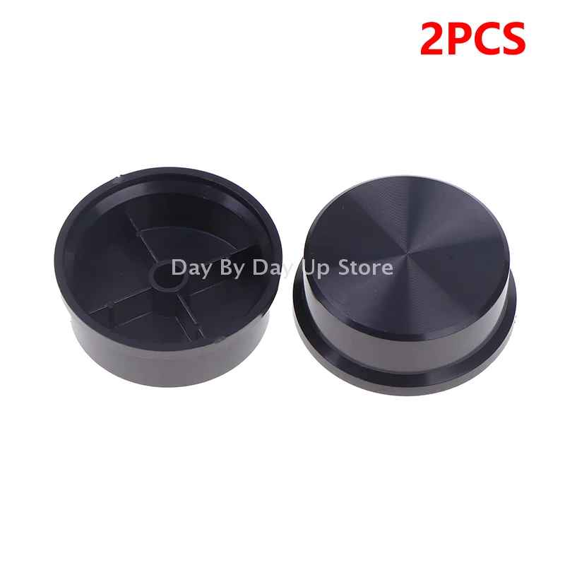 2PCS 플라스틱 도금 손잡이 전위차계 손잡이 증폭기 볼륨 조절 손잡이 꽃 모양의 내부 구멍 6mm