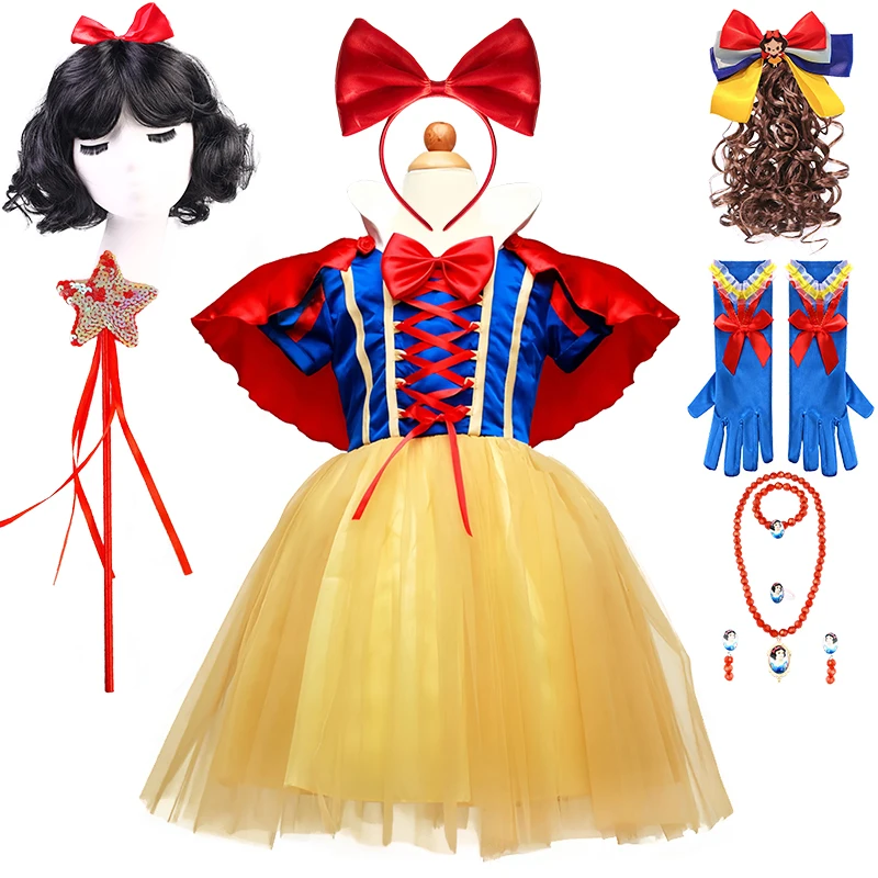 Fantasia Snow White Princess Dress for Girls Children's Halloween