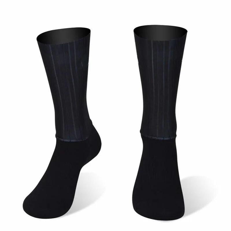 2026 New Cycling Slip Anti Silicone Summer Whiteline Aero Socks Men Bicycle Sport Running Bike Socks Calcetines 2024 New Socks
