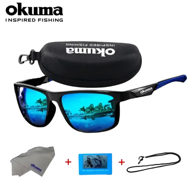 Okuma Fashion Lunettes polarisées UV400, anti UV, éblouissantes et lumière forte, adaptées au cyclisme, à la conduite, à la pêche, etc. 1