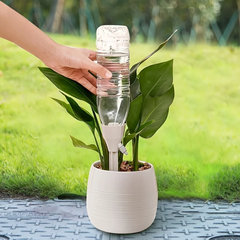 5pcs Smart Watering System Adjustable Automatic Drip Irrigation Device with Water Sprayer Dispenser for Home Planting Gardening